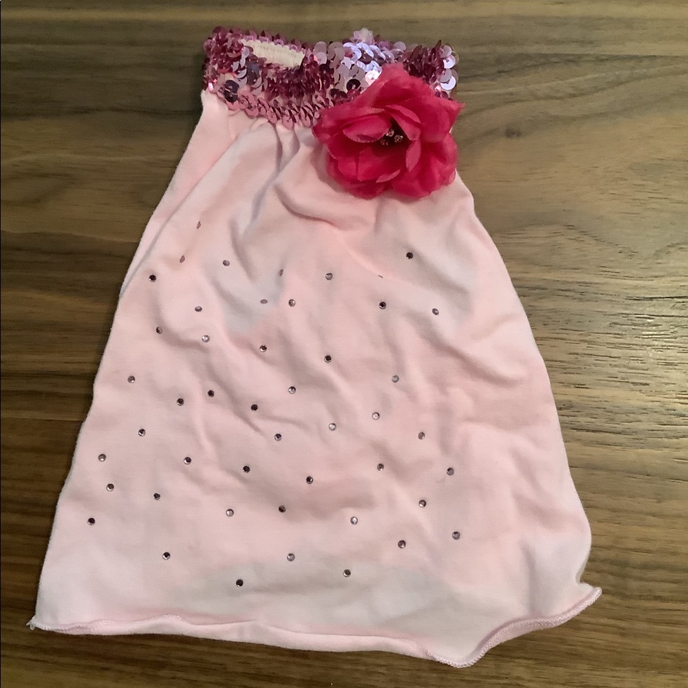 Pink dog dress